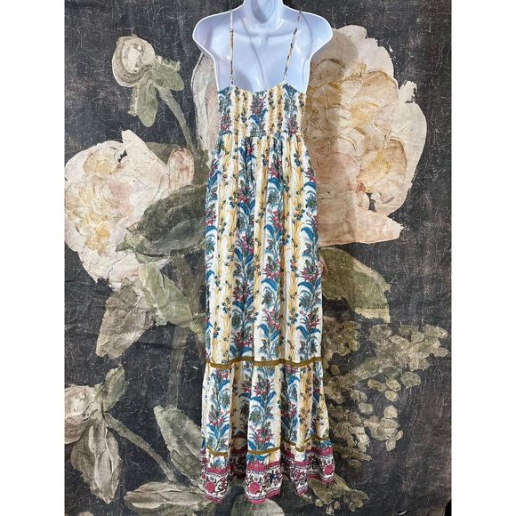 New BY BAROK PARIS - RHADA MAXI DRESS 22S305 Size Large - Picture 8 of 9